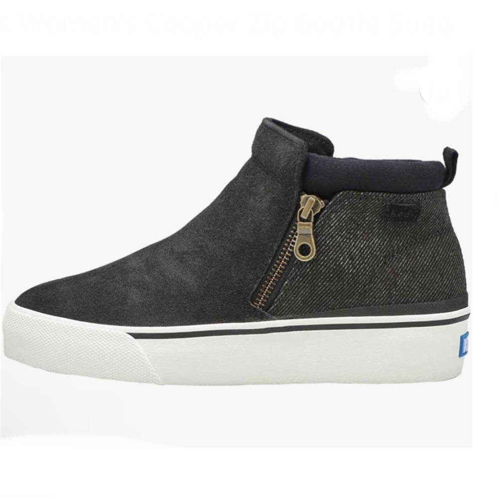 NWT- Keds ‘Cooper’ Zip Suede High Top Sneaker